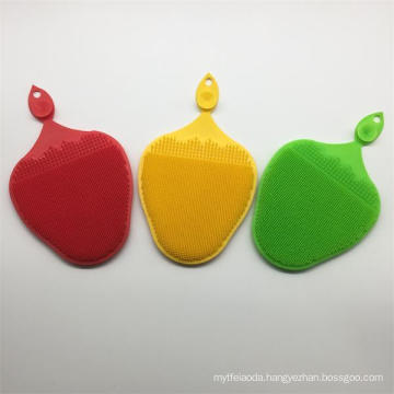 kitchen silicone scrubber strawberry